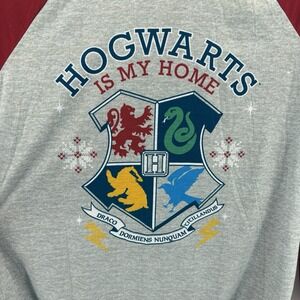 Harry Potter Shirt‎ Mens Extra Large Hogwarts Crest Long Sleeve Wizarding World
